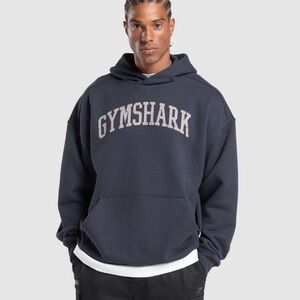 Gymshark Men's Navy Hoodie